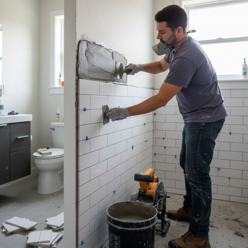 Subway Tile Installation detail