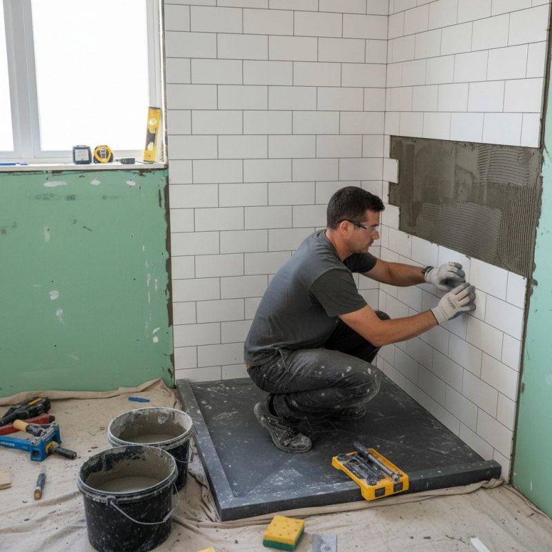 Subway Tile Installation detail