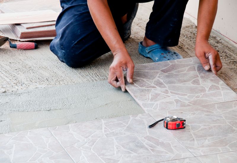 Tile Floor Installation detail