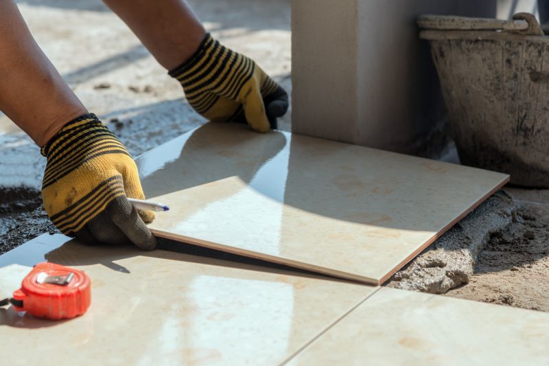 Veranda Tile Installation detail